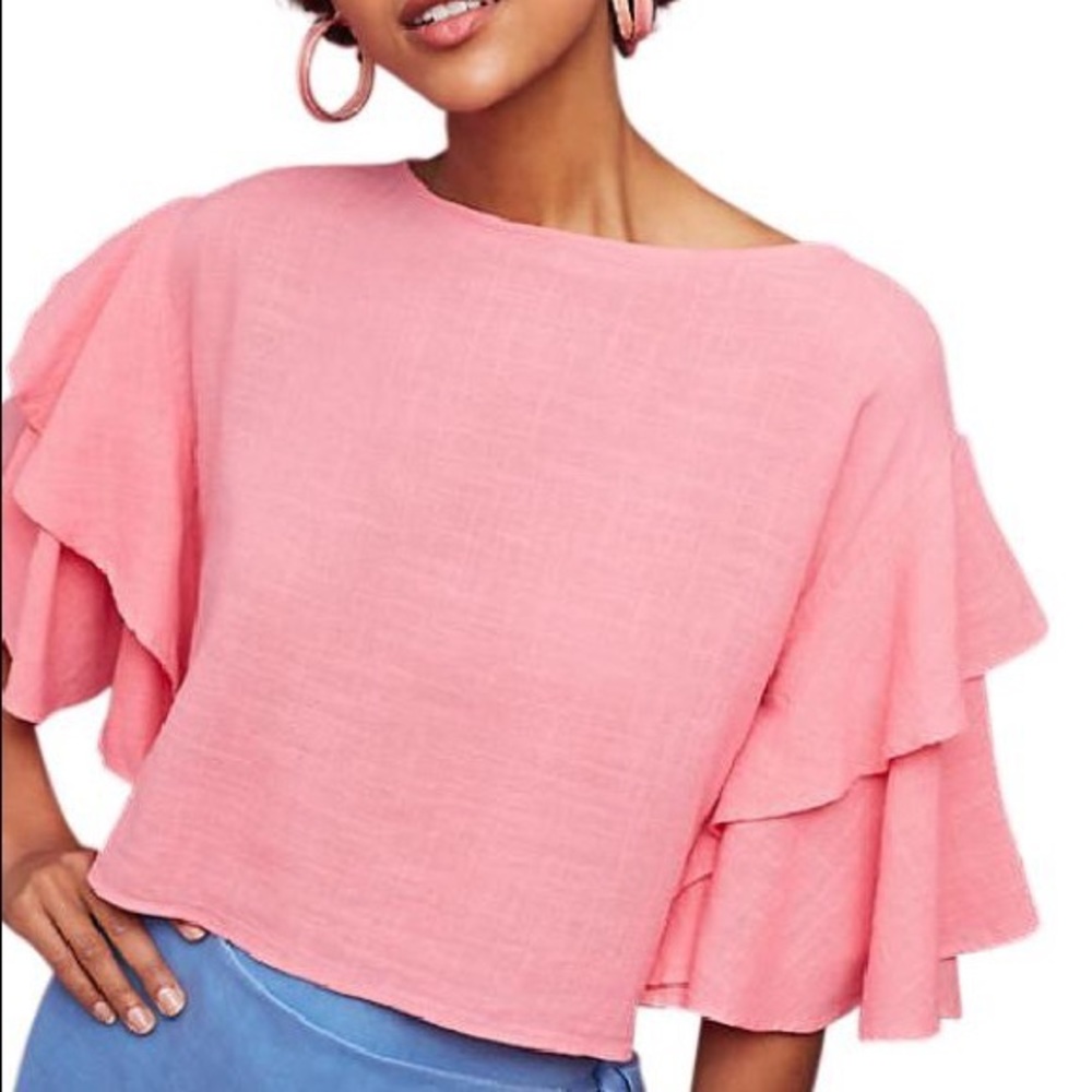 LILKA pink top sz. s/m